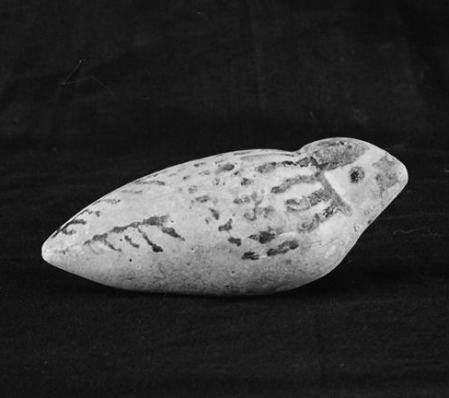 Giza: G 1171, Faience bird from G 1171 (found in sand): Egyptian Museum, Cairo JE 37733. Museum of Fine Arts, Boston.