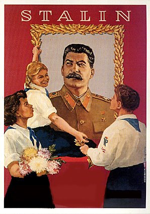 stalin with kids