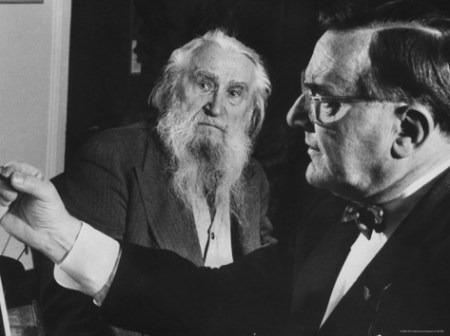 O Chaliapin σκιτσάρει τον γλύπτη Sergei Konenkov (1960)