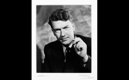 Kingsley Amis with a cigarette, undated.