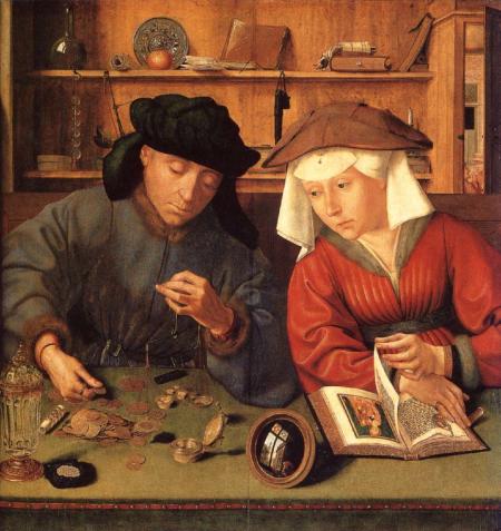 Quentin Metsys, ο τραπεζίτης και η γυναίκα του, 1514