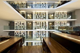 14 Library at Pontifical Lateran University — Rome, Italy