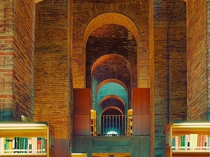 34 Library at Pompeu Fabra University — Barcelona, Spain b