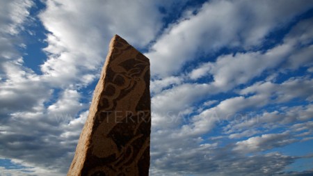 Frame from the short film "Terra Sacra Time Lapses" by Sean F. White