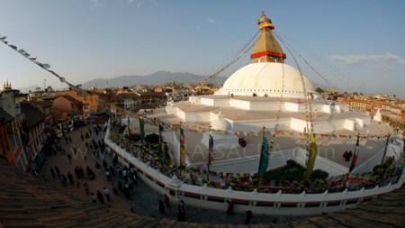 Frame from the short film "Terra Sacra Time Lapses" by Sean F. White