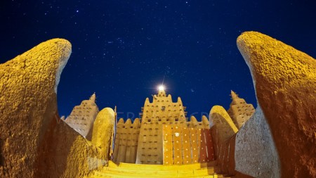 Frame from the short film "Terra Sacra Time Lapses" by Sean F. White