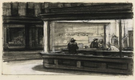 nighthawks drawing