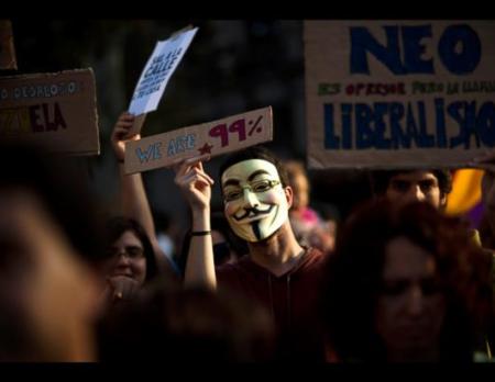 Ισπανοί Αγανακτισμένοι στη Βαρκελώνη το 2011