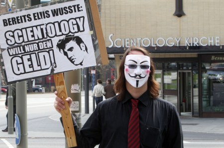 Μέλος των Anonymous, Αμβούργο, Γερμανία