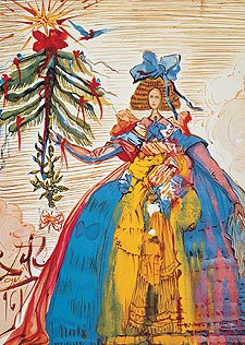 Felicitación de Navidad, 1961 (con la infanta Margarita de “Las meninas”)