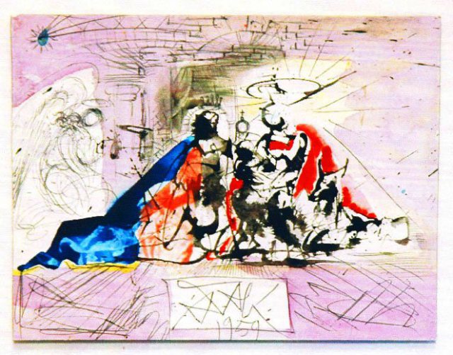 Nativity Scene by Dali (1959 – Hallmark)