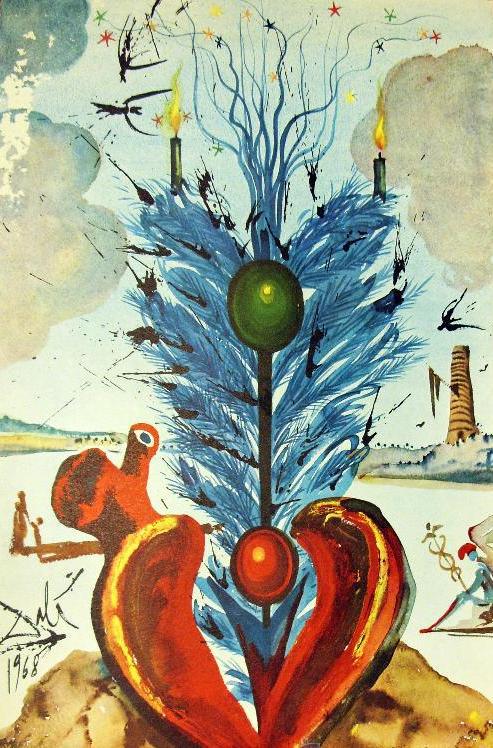 Felicitación de Navidad, Dali, 1968