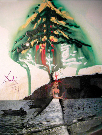 Felicitación de Navidad, Dali, 1971