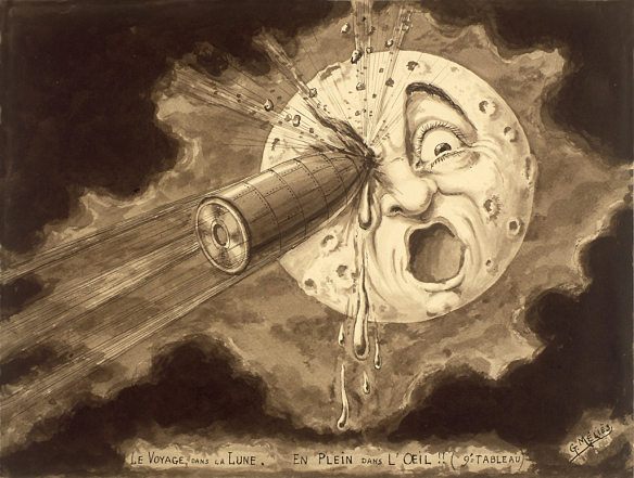 georges-melies-a-trip-to-the-moon-le-voyage-dans-la-lune-painting