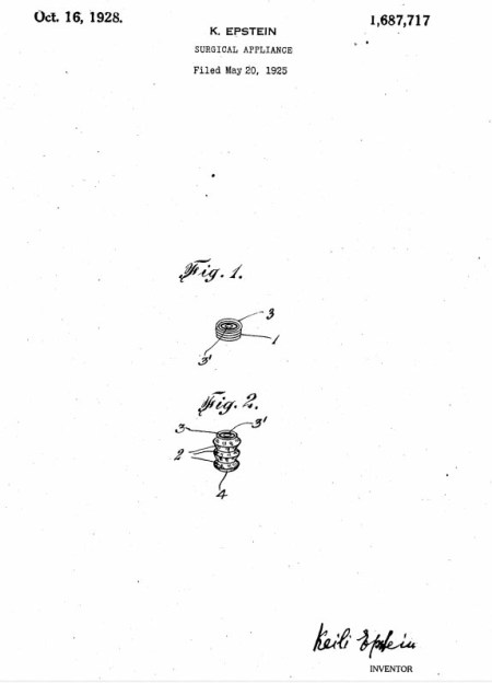 Keili Epstein 1928 patent
