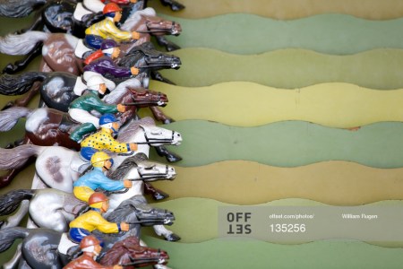 Roll a ball horserace game, Evergreen State Fair, Monroe, WA