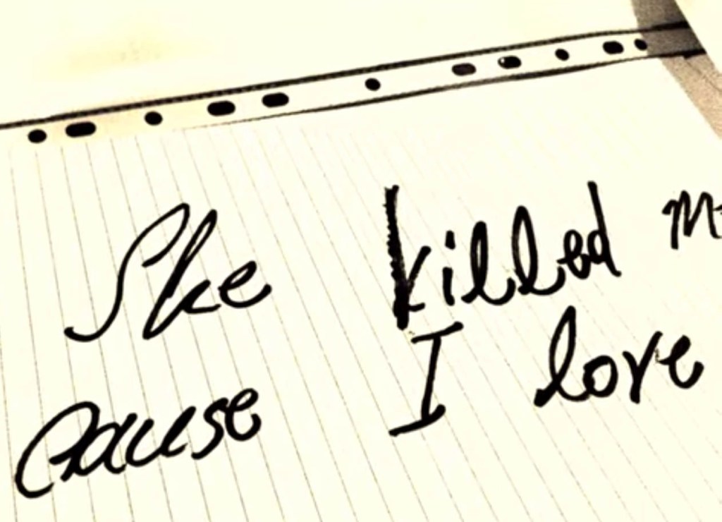 She killed me cause I loved&nbsp;her