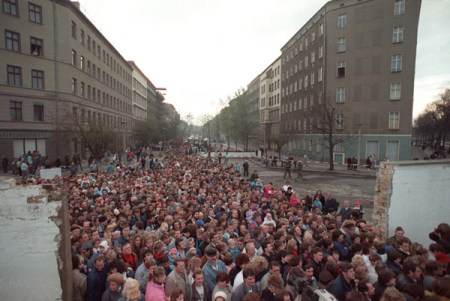 Opening of the German-German border - Berlin