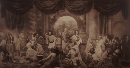 Οι δύο τρόποι ζωής, 1857, Oscar Rejlander. Πρώιμη φωτογραφική σύνθεση αποτελούμενη από 30 εικόνες.