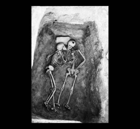 The 2800 year old kiss