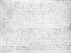 Χειρόγραφο του Πόε.