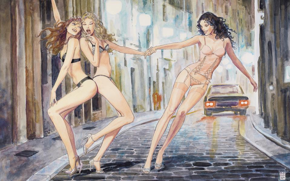 Ο Μίλο Μανάρα και τα pin up κορίτσια&nbsp;του