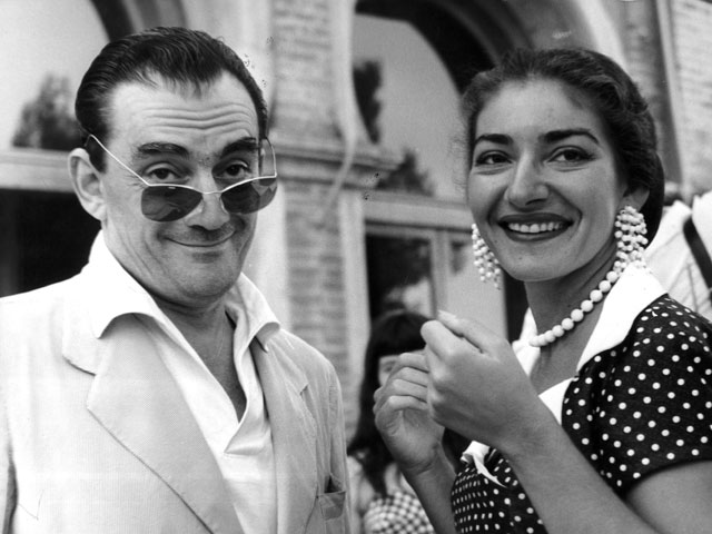 Luchino Visconti e Maria Callas, 1956