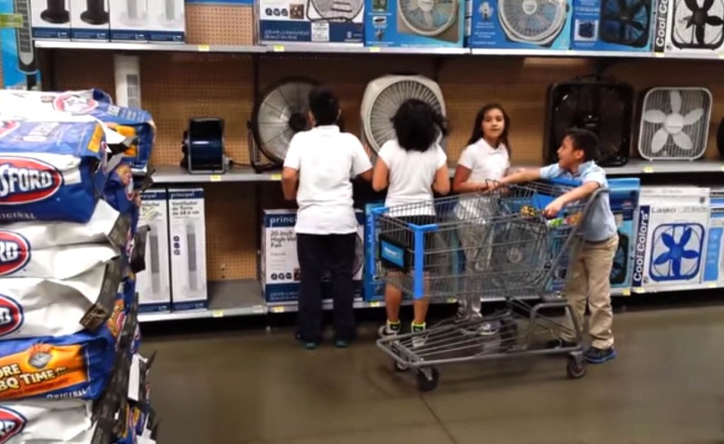 Με φόρα από τον ανεμιστήρα