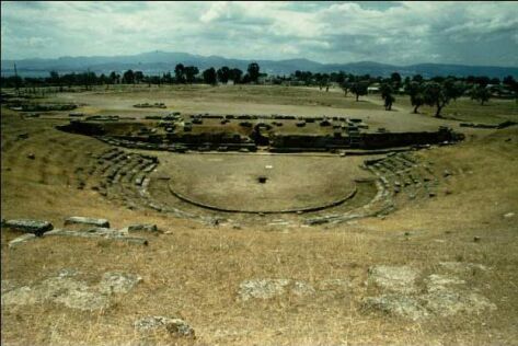 ερετρια αρχαιο θεατρι