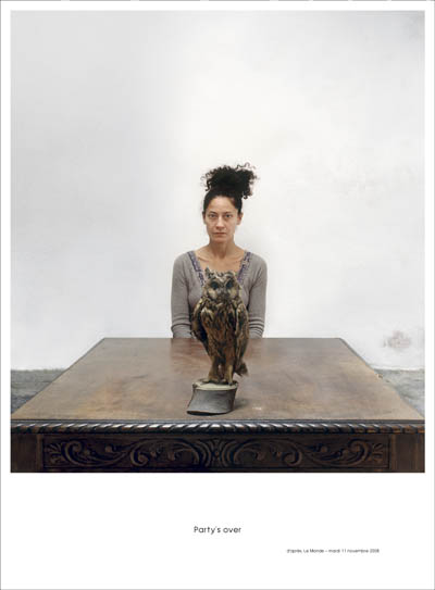 1 © Lydia Dambassina, 2008,  Party's over II, c print, 170X125cm