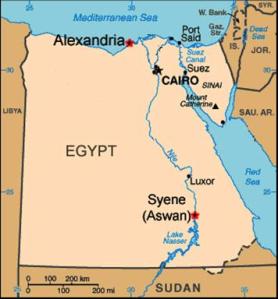 χάρτης Συήνη