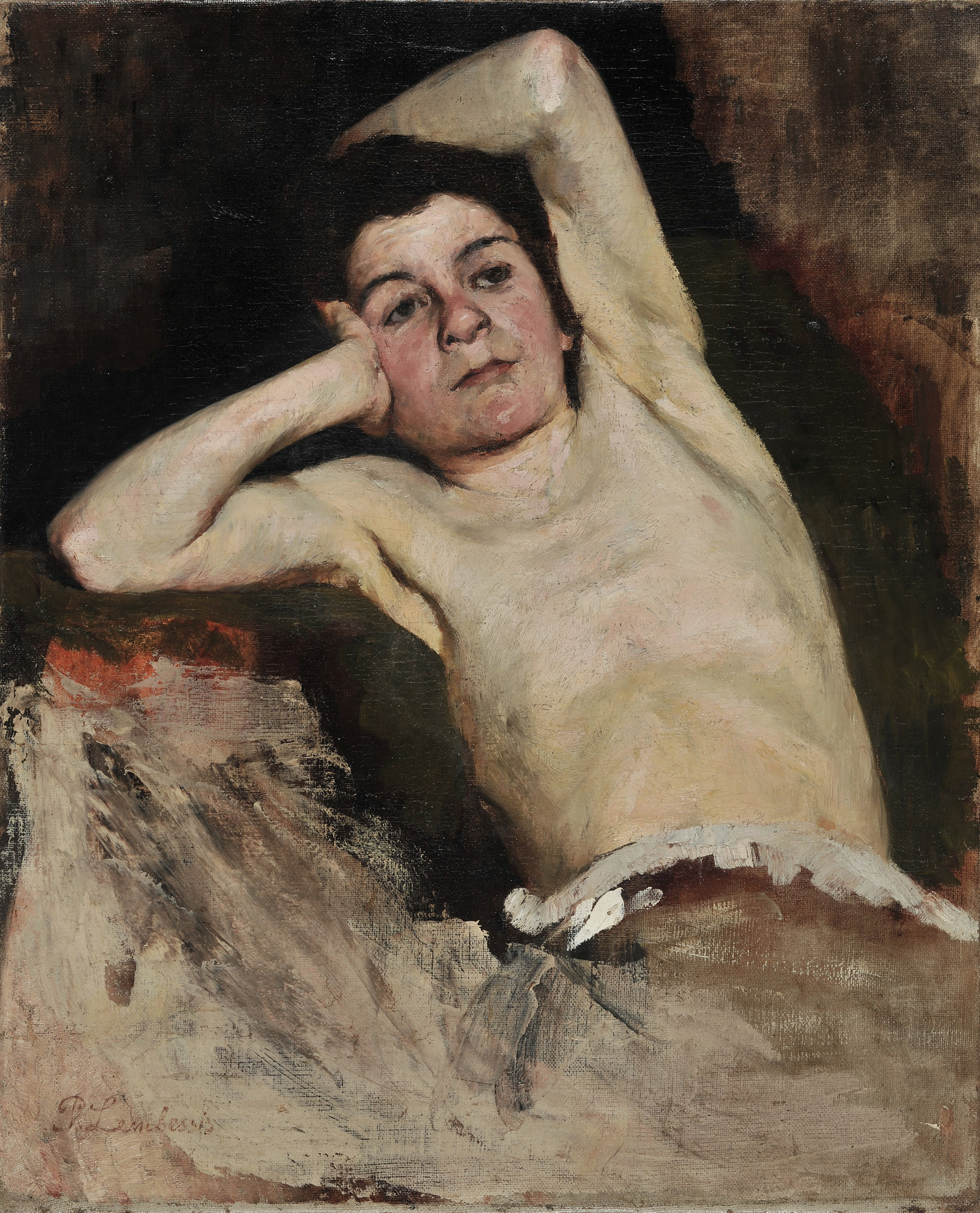 Πολυχρόνης Λεμπέσης,Παιδί ημίγυμνο_p