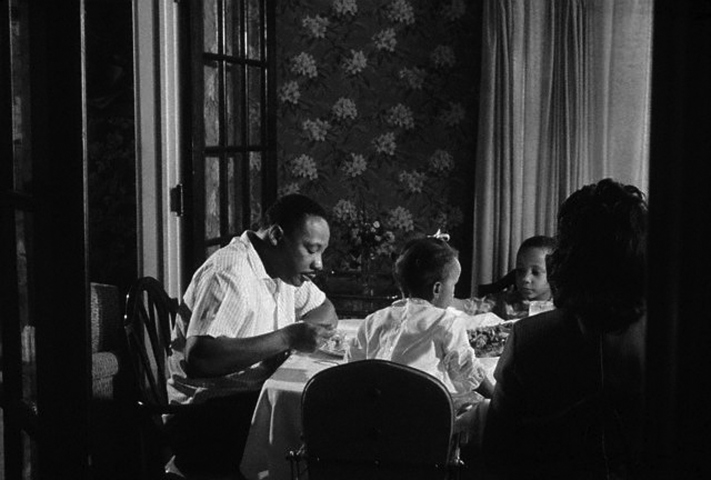 King Family Eating Sunday Dinner