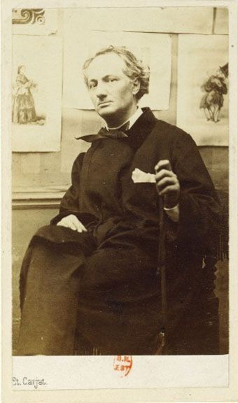 Charles Baudelaire aux gravures /Étienne Carjat /sc