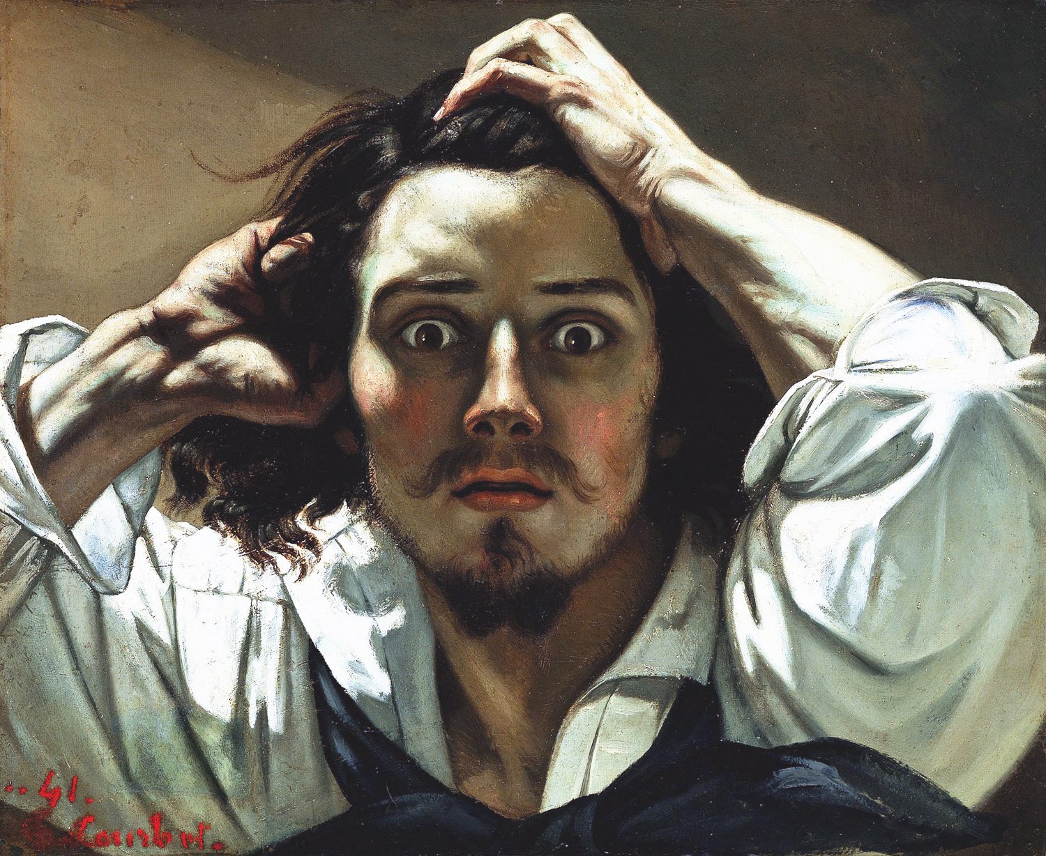 Self-portrait The Desperate Man c. 1843–45