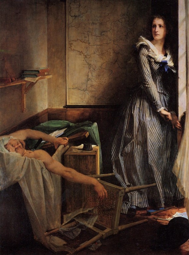 «Charlotte Corday» του Baudry (1860), Musée des Beaux-Arts στη Νάντη.