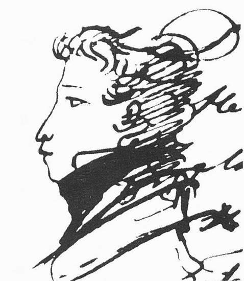 alexander-pushkin-selfportrait