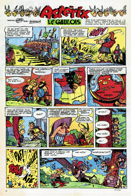 FirstVersions_Asterix_First-strip-1959