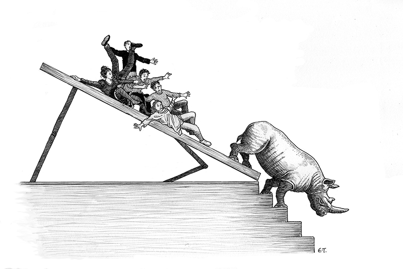 Κατεβαίνει ο ρινόκερος